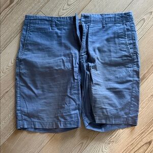 GAP Men's Slate Blue Flat Front Shorts